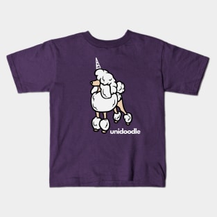 unidoodle (for darker backgrounds) Kids T-Shirt